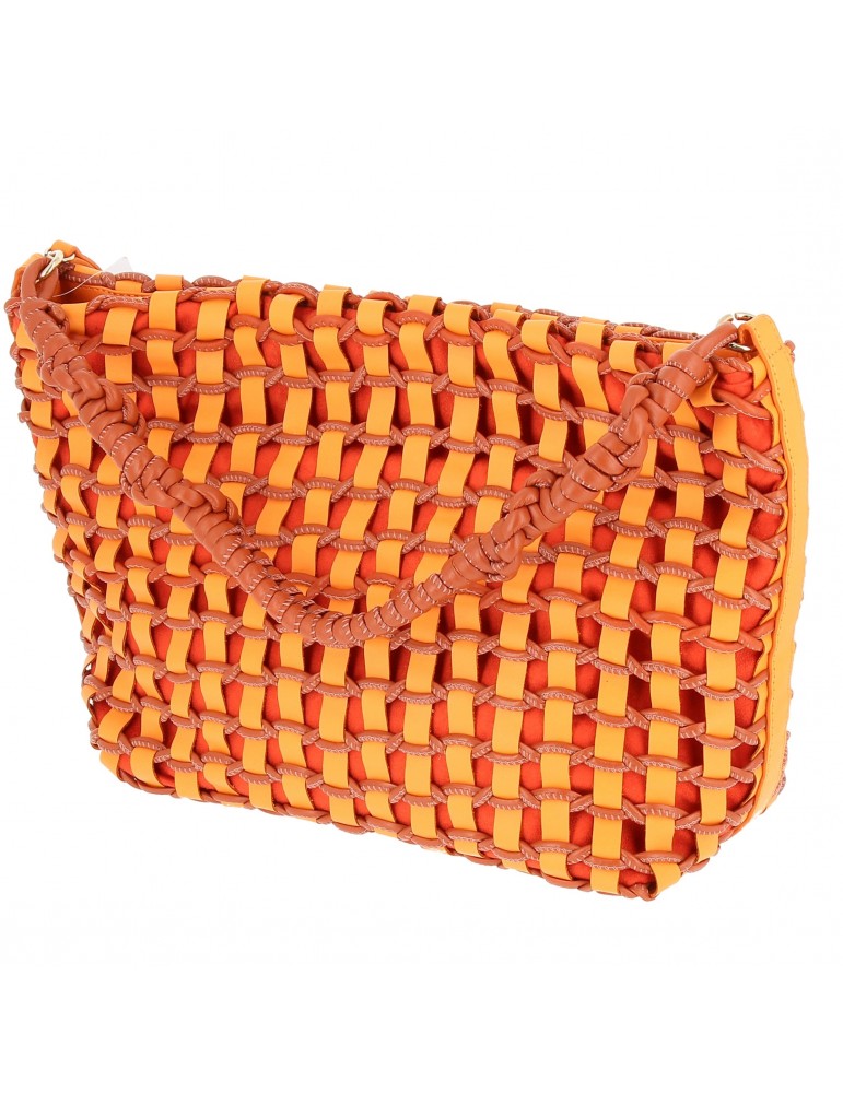 Sac cuir orange online femme