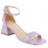 sandales à talons blocs cuir et textile violet 05 cm