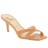 mules à brides croisées cuir camel 07 cm