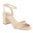 sandales à talons blocs brides avant croisées cuir beige 07 cm