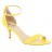 sandales gisèle talons fins medium cuir jaune 07 cm