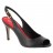 peep toes classiques cuir noir 10 cm