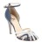 10140 - CUIR - MARINE ET ARGENT 