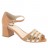 6038 - CUIR - CAMEL ET DORÉ - 06