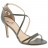 sandales double bride contrefort cuir kaki 09 cm