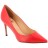 escarpins classiques cuir rouge 08 cm