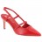 escaprins sling back cuir rouge 08 cm